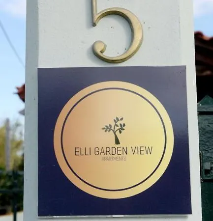 Elli Garden View - Spacious Fully Equipped Apartment Kremasti  Exterior photo